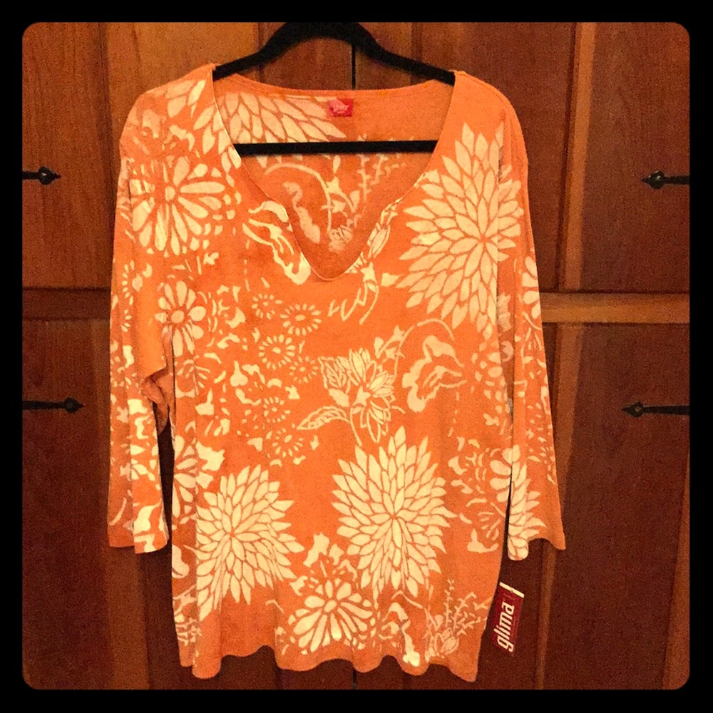 Glima 3X 100% cotton 3/4 sleeve NWT